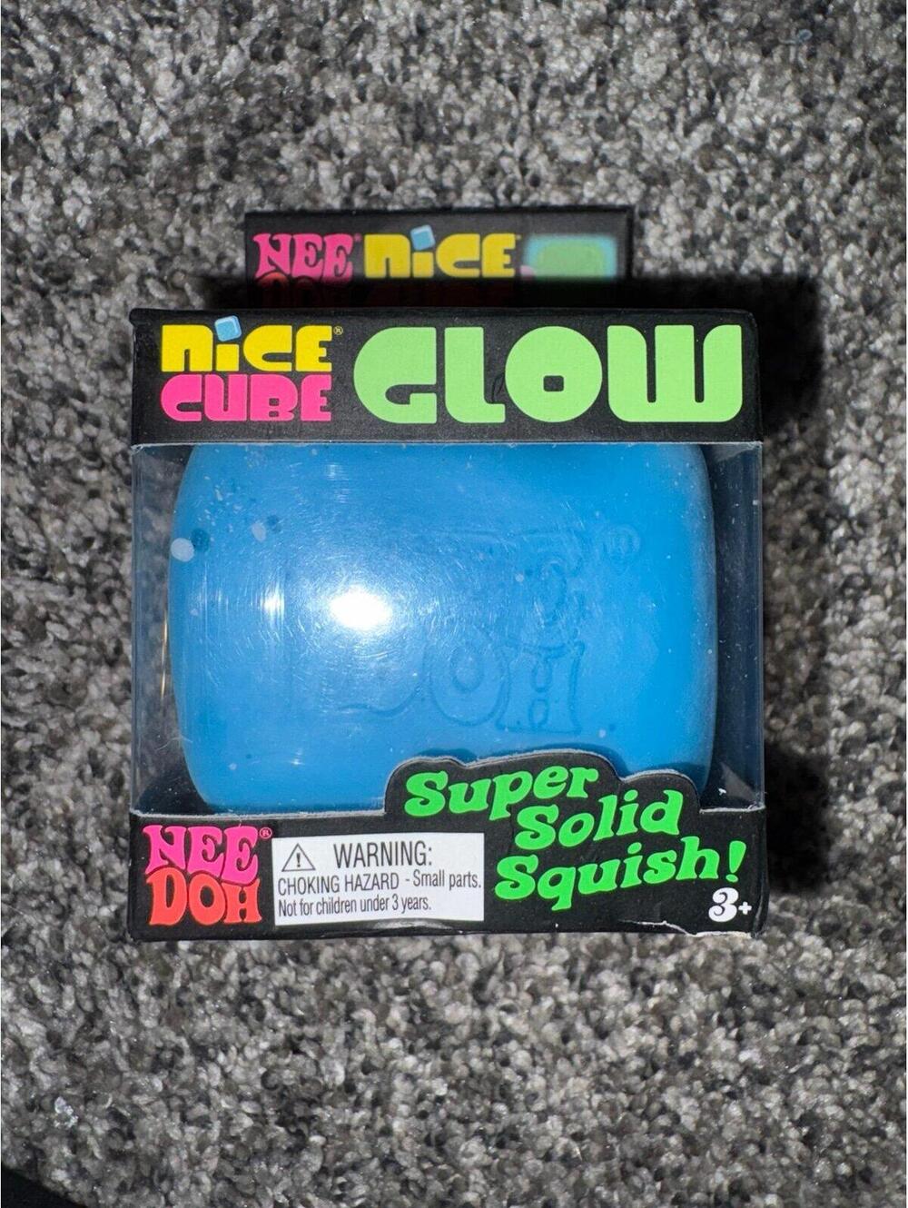 Nee Doh Nice Cube Glow in the Dark